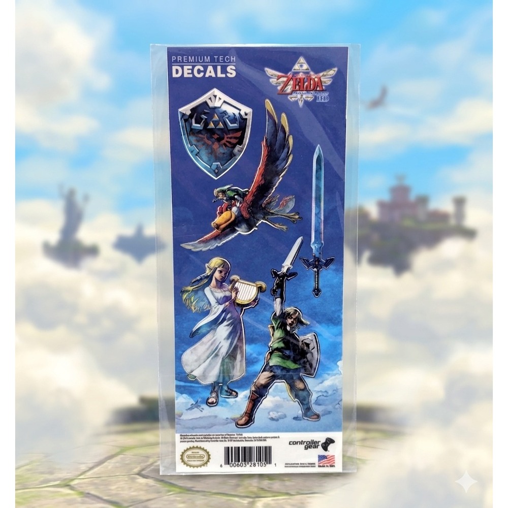 Nintendo The Legend of Zelda: Skyward Sword Premium Decals Stickers Switch Phone